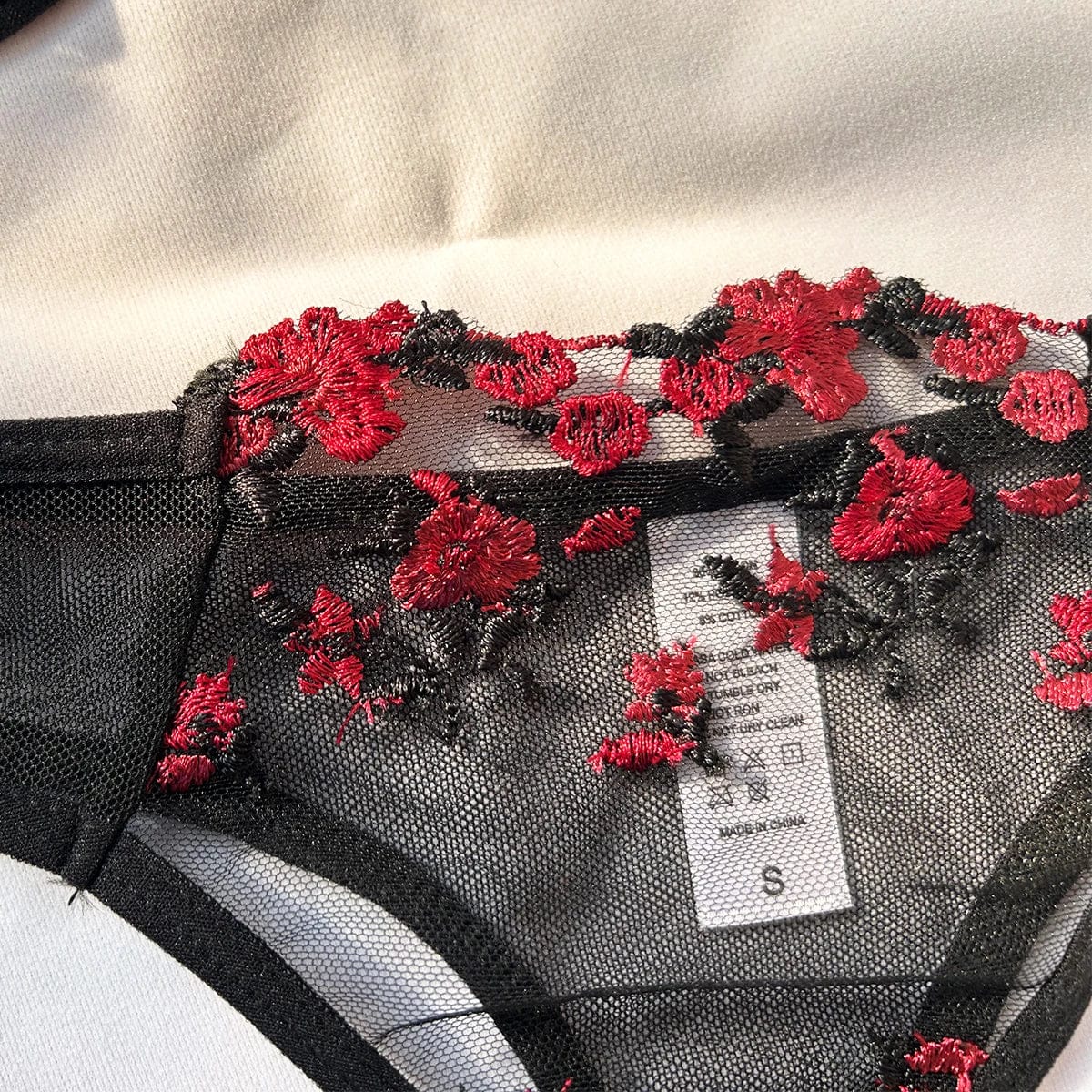 Sexy Set Womens Underwear Exotic Emotional Bra Set Embroidered Print Brassiere Lingerie Set Women's Set Push Up Thin Bralette - A-1 Thread Vault