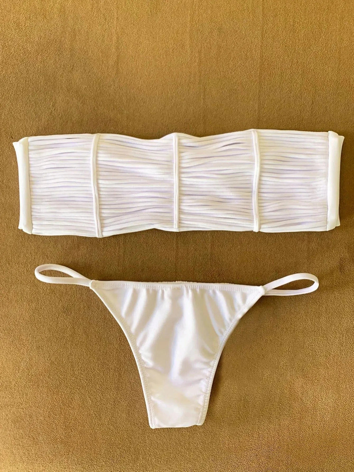 Sexy Strappy Micro Bikini Set for Women, Two Piece Swimsuit, High Cut Swimwear, Brazilian Beachwear, Bathing Suit, 2024 - A-1 Thread Vault