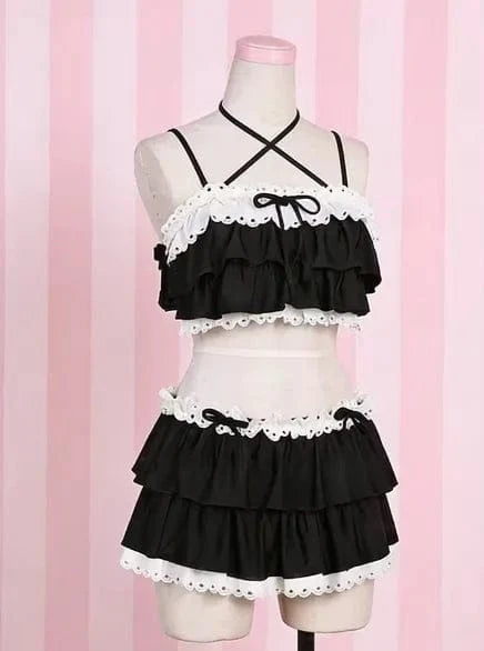 Sexy Trendy Ladies High Waisted Bikini Set Tummy Control Swimwear Breathable Quick Dry Stylish Beachwear Pool Party Outfit 2026 - A-1 Thread Vault