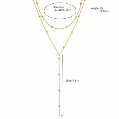 Sexy Tribal Style Iron Chain with Dangling Tassel Pendant - A-1 Thread Vault