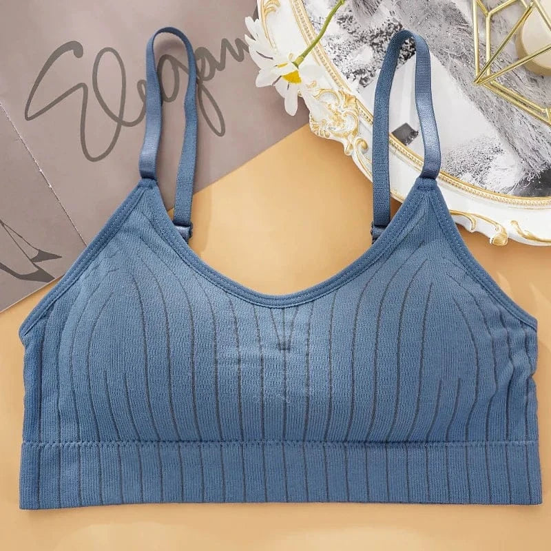 Sexy Wireless Bralette Seamless Women Bra Padded Sleep Tops U-Shaped Back Sports Crop Lingerie Breathable Top Underwear - A-1 Thread Vault