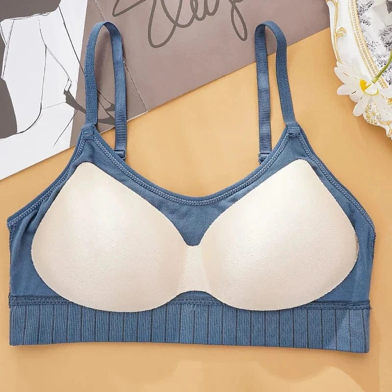 Sexy Wireless Bralette Seamless Women Bra Padded Sleep Tops U-Shaped Back Sports Crop Lingerie Breathable Top Underwear - A-1 Thread Vault