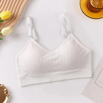 Sexy Wireless Bralette Seamless Women Bra Padded Sleep Tops U-Shaped Back Sports Crop Lingerie Breathable Top Underwear - A-1 Thread Vault