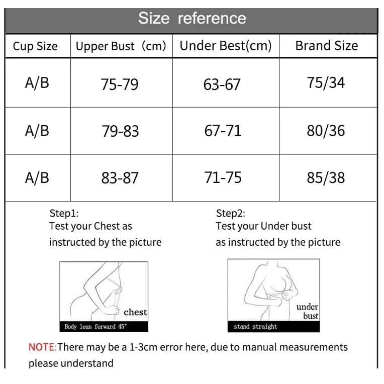 Sexy Women Cotton Gathered Bra Deep V Underwire Ladied Brassiere Push Up Lingerie Solid Bras Backless Intimate Underwear - A-1 Thread Vault