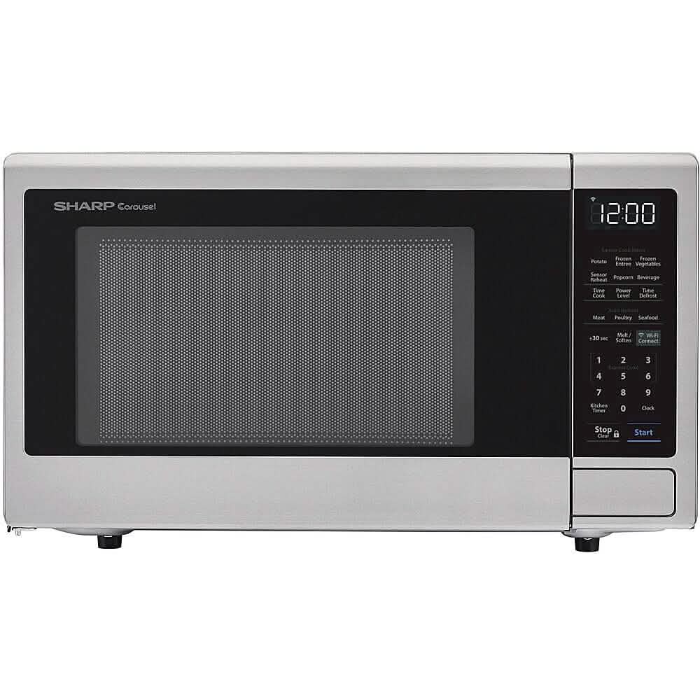 Sharp 1.4-Cu. Ft. Countertop Microwave with Alexa-Enabled Controls - A-1 Thread Vault