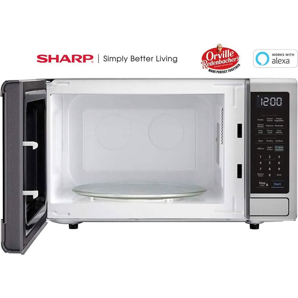 Sharp 1.4-Cu. Ft. Countertop Microwave with Alexa-Enabled Controls - A-1 Thread Vault