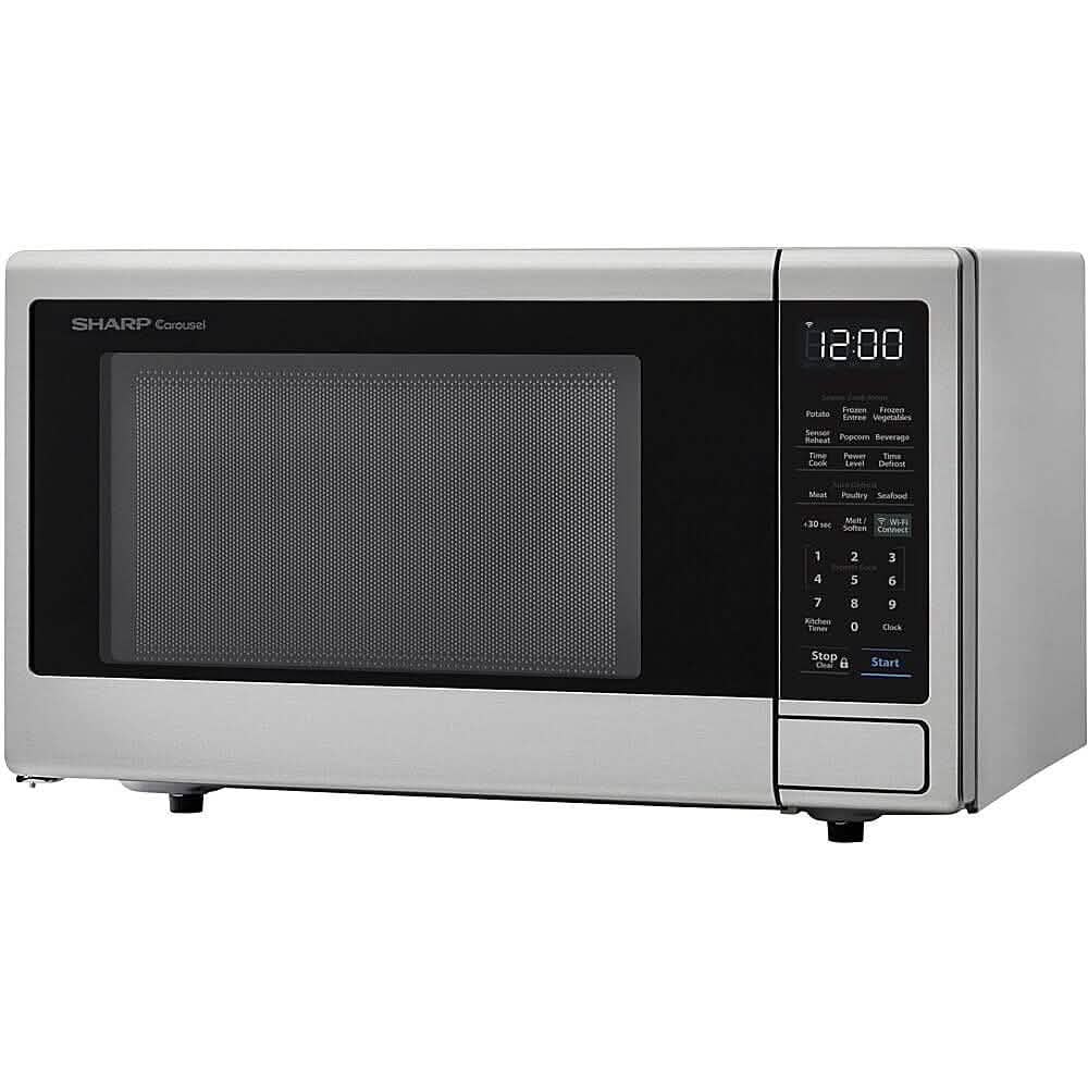 Sharp 1.4-Cu. Ft. Countertop Microwave with Alexa-Enabled Controls - A-1 Thread Vault