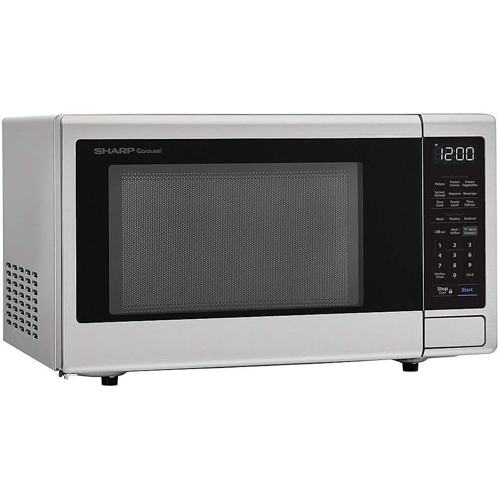 Sharp 1.4-Cu. Ft. Countertop Microwave with Alexa-Enabled Controls - A-1 Thread Vault