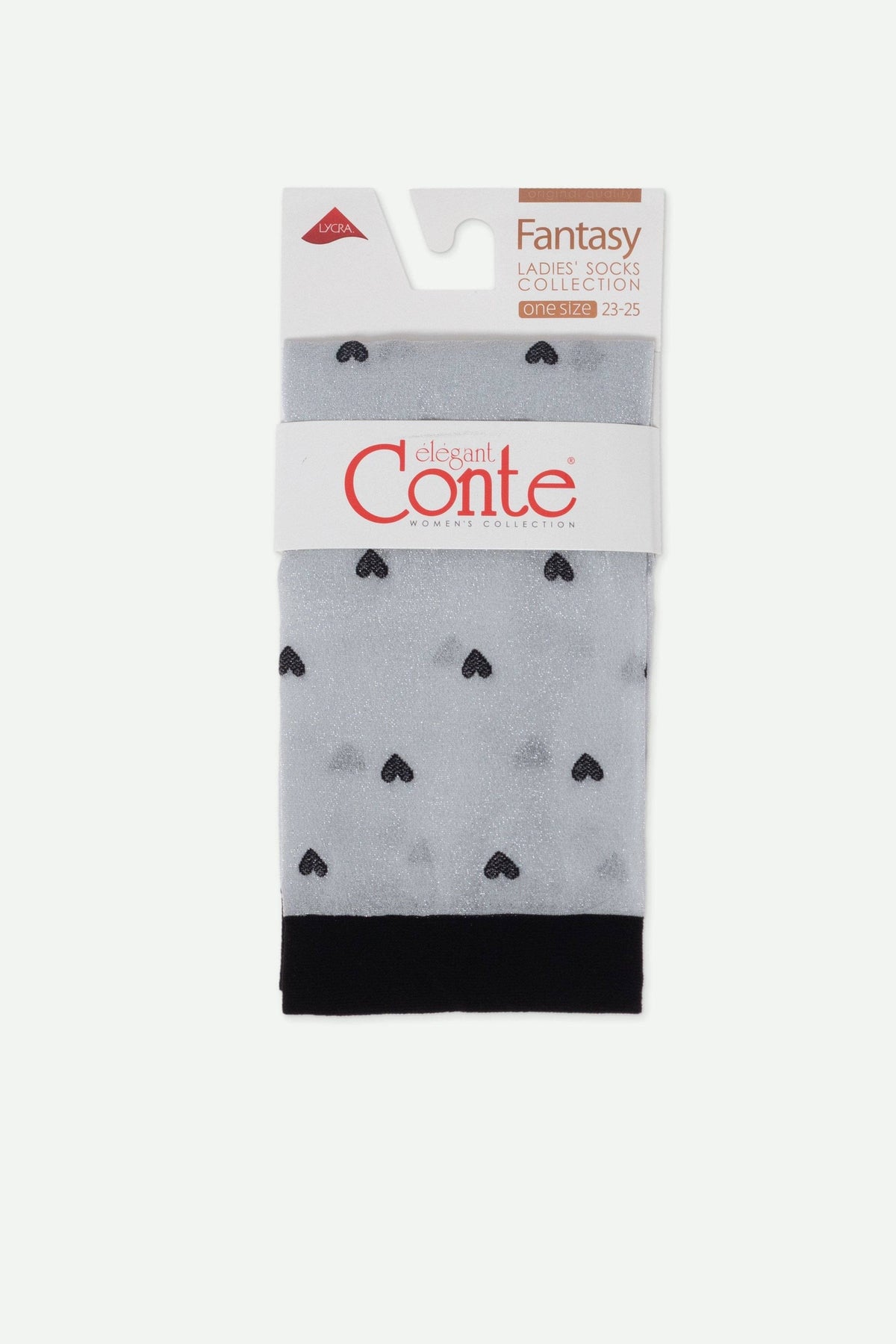 Shimmering Socks Conte Fantasy - "Hearts" Designs - A-1 Thread Vault