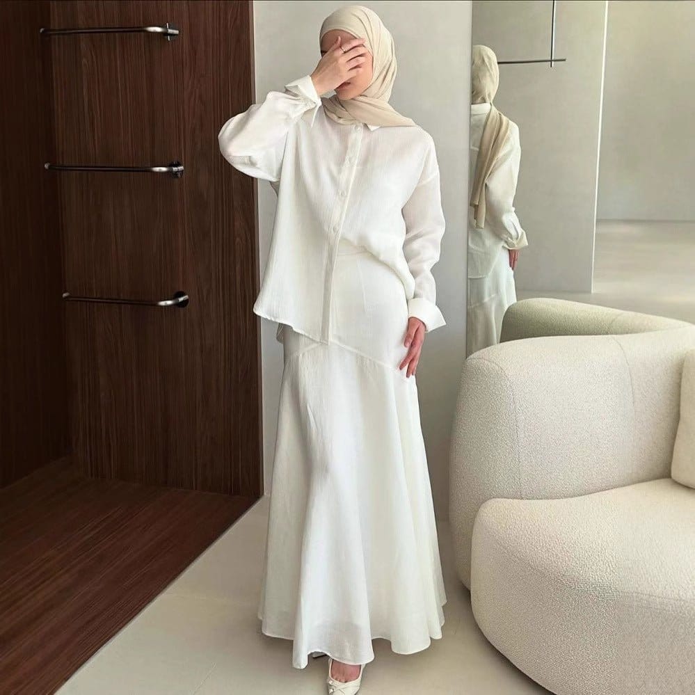 Shirt & Tiered Skirt Set(MS259) - A-1 Thread Vault