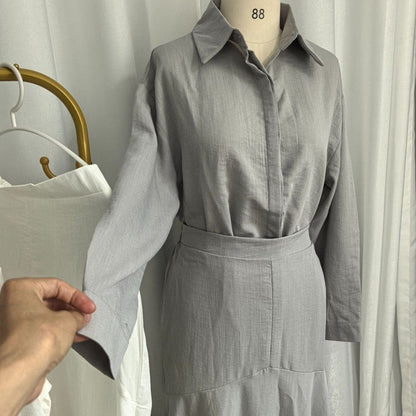 Shirt & Tiered Skirt Set(MS259) - A-1 Thread Vault