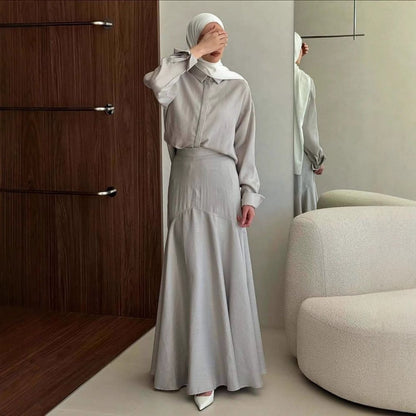 Shirt & Tiered Skirt Set(MS259) - A-1 Thread Vault