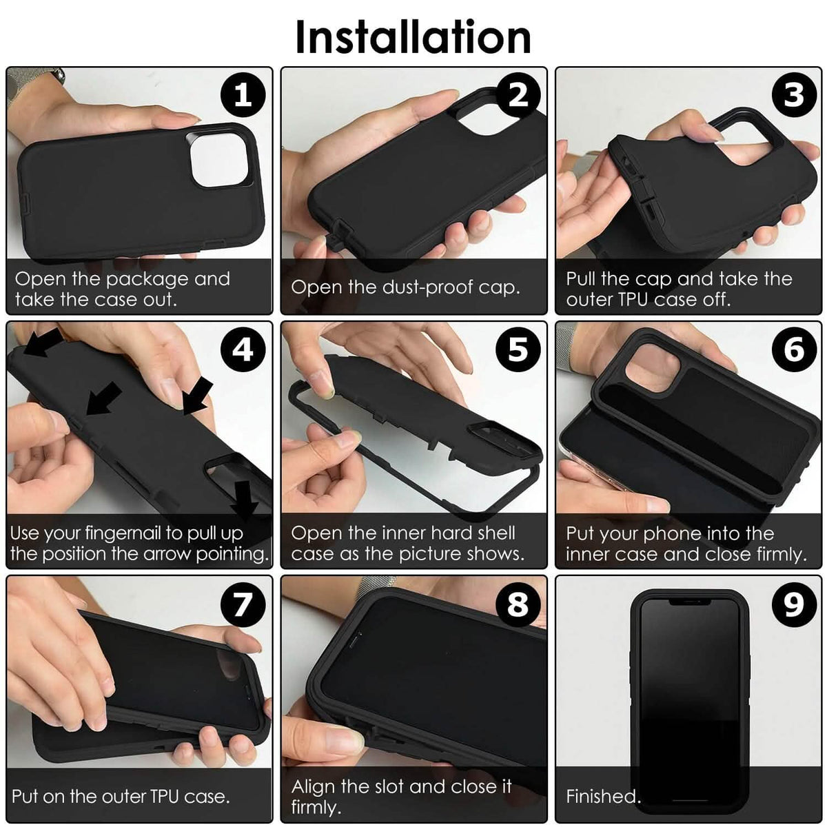 Shockproof Phone Case for iPhone - A-1 Thread Vault