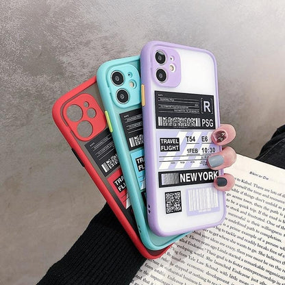 Shockproof Travel Label iPhone Case - A-1 Thread Vault