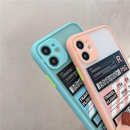 Shockproof Travel Label iPhone Case - A-1 Thread Vault