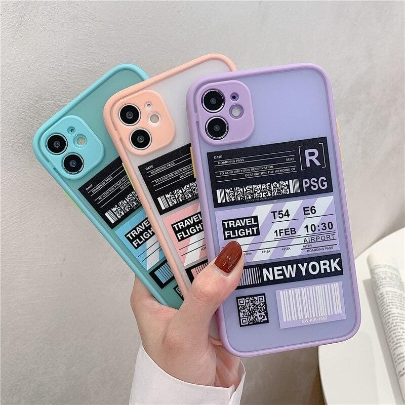 Shockproof Travel Label iPhone Case - A-1 Thread Vault