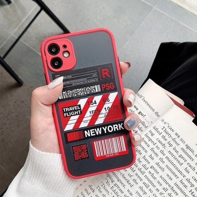 Shockproof Travel Label iPhone Case - A-1 Thread Vault
