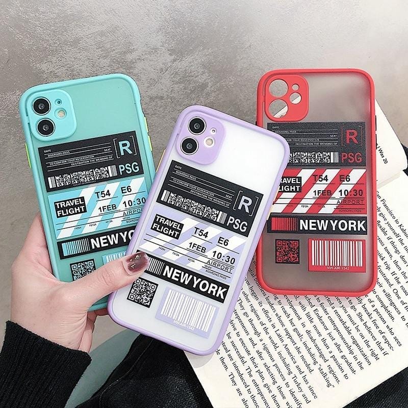 Shockproof Travel Label iPhone Case - A-1 Thread Vault
