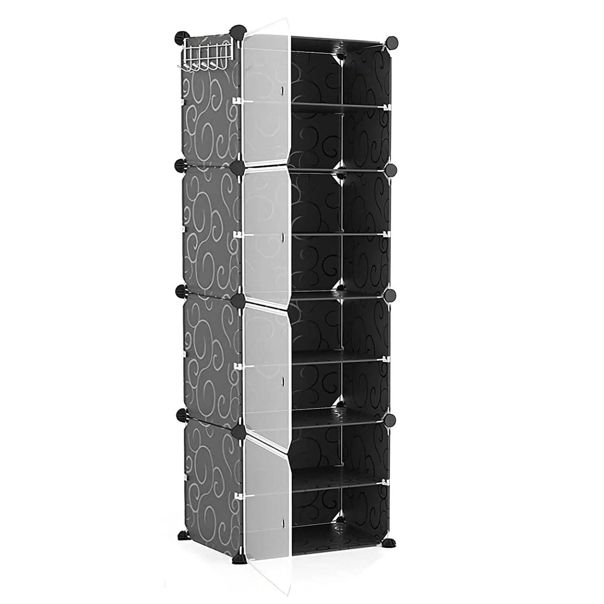 Shoe Rack Organizer with Transparent Doors - A-1 Thread Vault