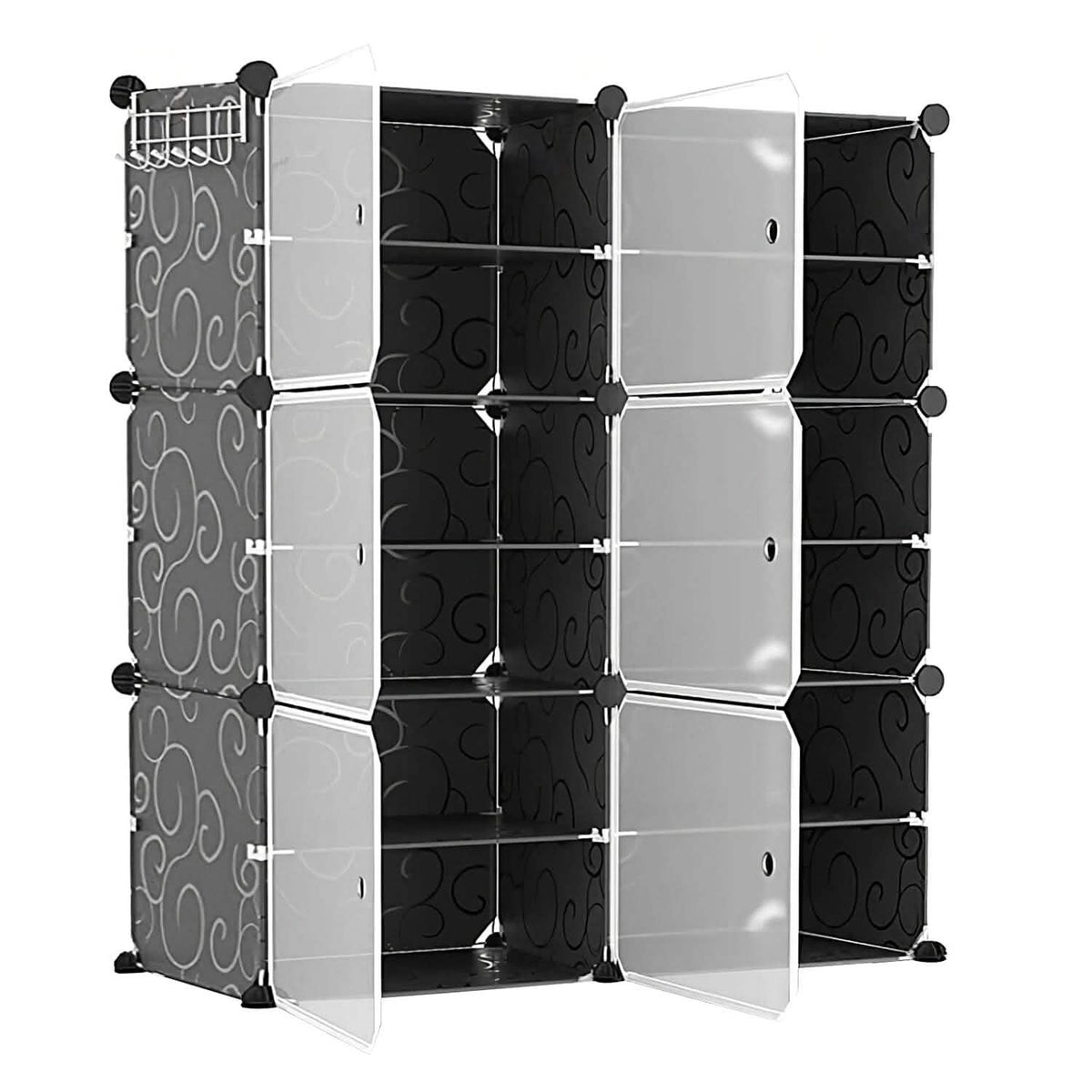 Shoe Rack Organizer with Transparent Doors - A-1 Thread Vault