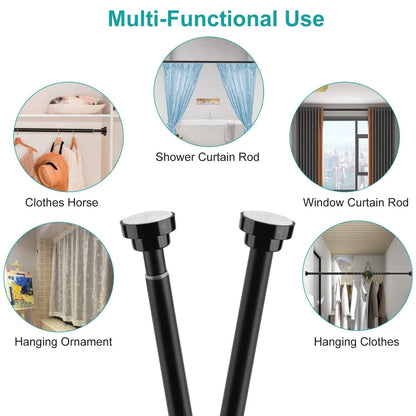 Shower Curtain Rod Adjustable Tension - A-1 Thread Vault