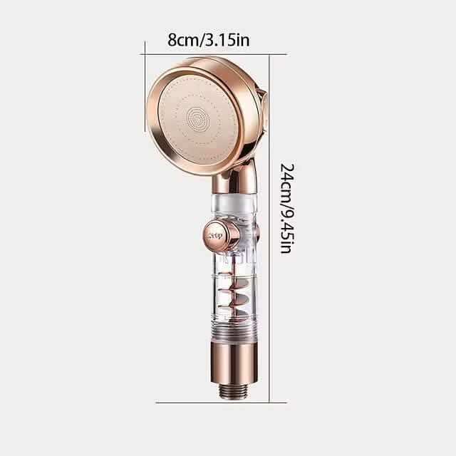 Shower Head High Pressure 3-Function SPA Shower Head - A-1 Thread Vault