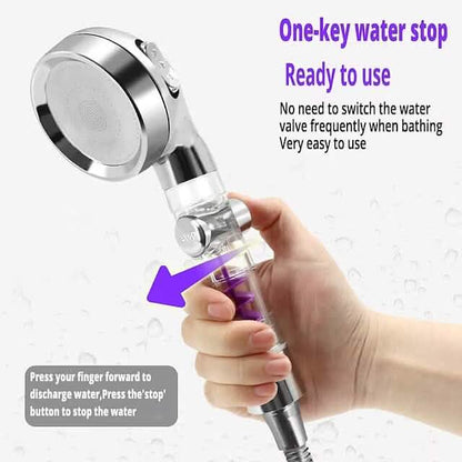 Shower Head High Pressure 3-Function SPA Shower Head - A-1 Thread Vault
