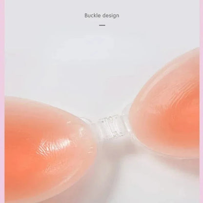 Silicone Bra Invisible Push Up Sexy Strapless Bra Stealth Adhesive Backless Breast Enhancer for Women Sticky Wedding Bikini Bras - A-1 Thread Vault