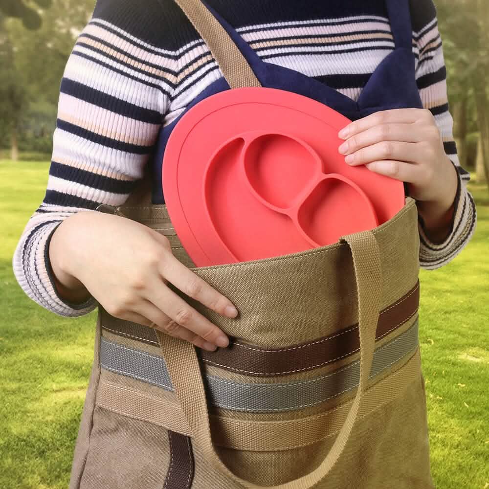 Silicone Feeding Placemat and 3-Section Plate - A-1 Thread Vault