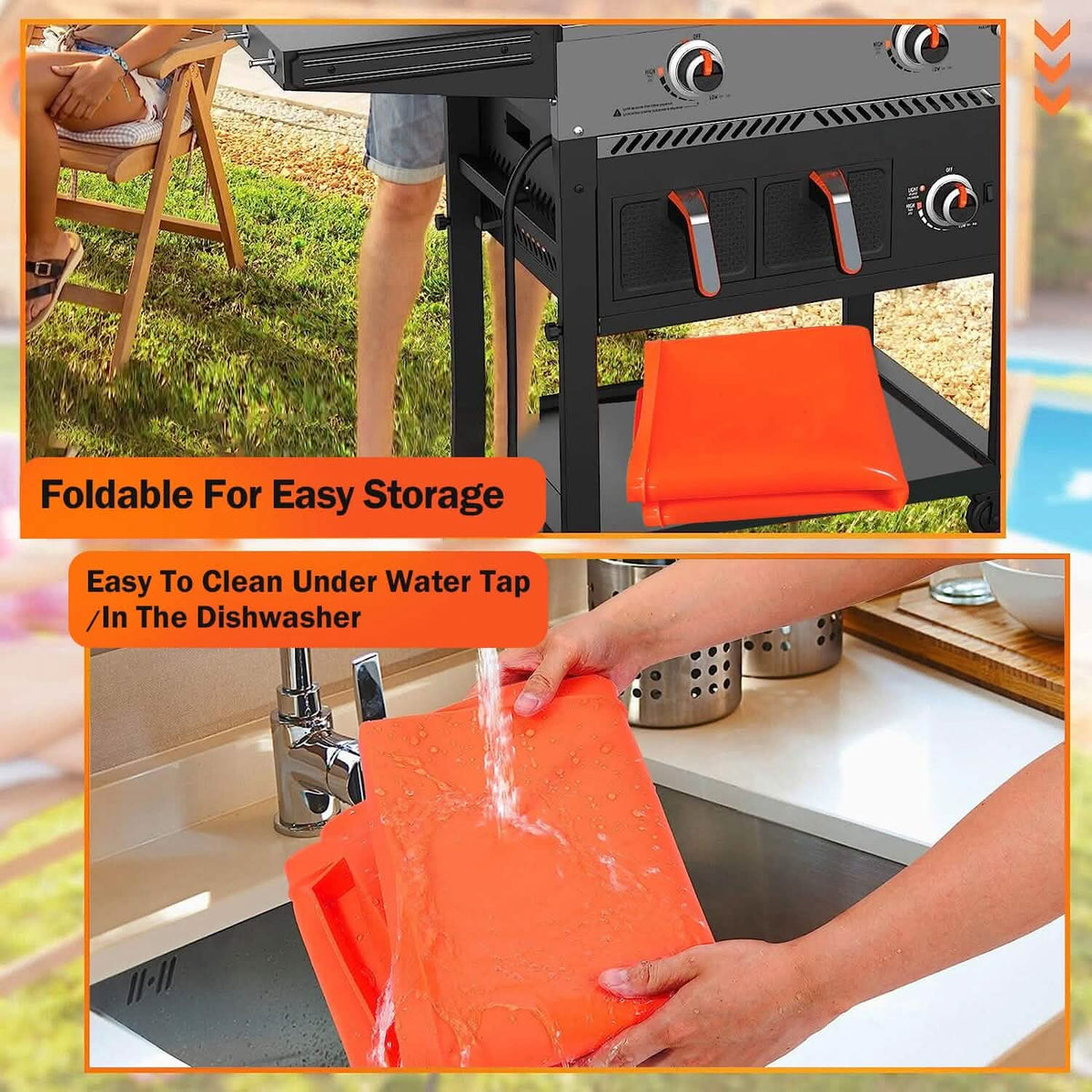 Silicone Griddle Mat Heavy Duty Food Grade Top Cover - A-1 Thread Vault