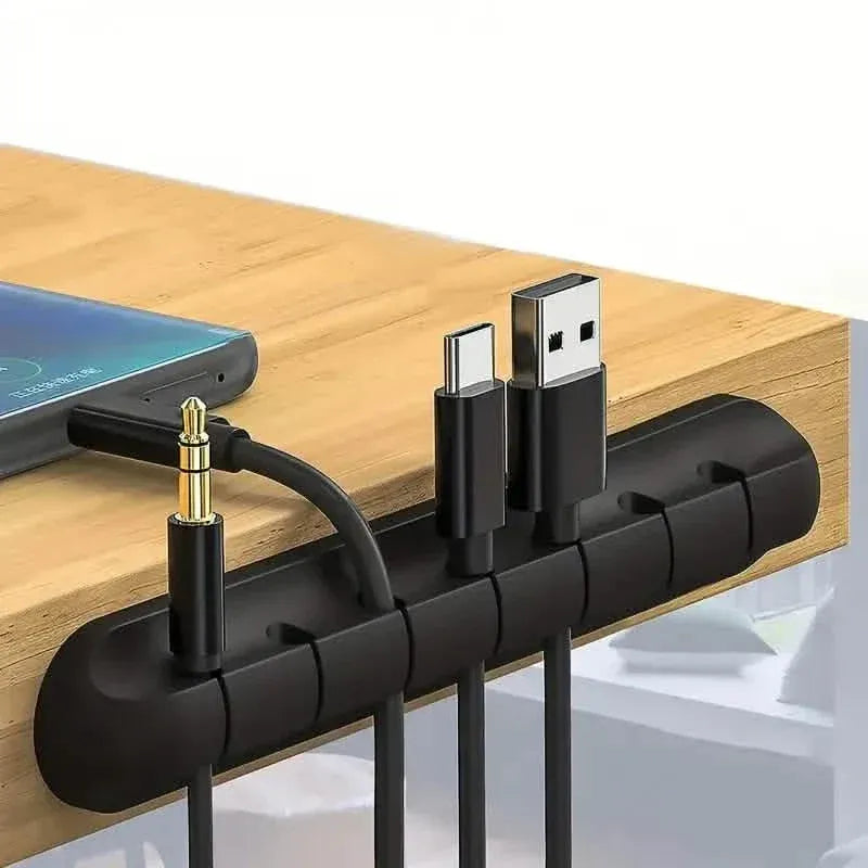 Silicone Multi-Slot Cable Cord Organizer Clips - A-1 Thread Vault