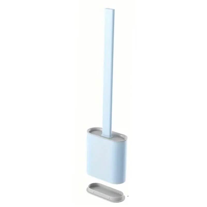 Silicone Toilet Brush with Long Holder Set - A-1 Thread Vault