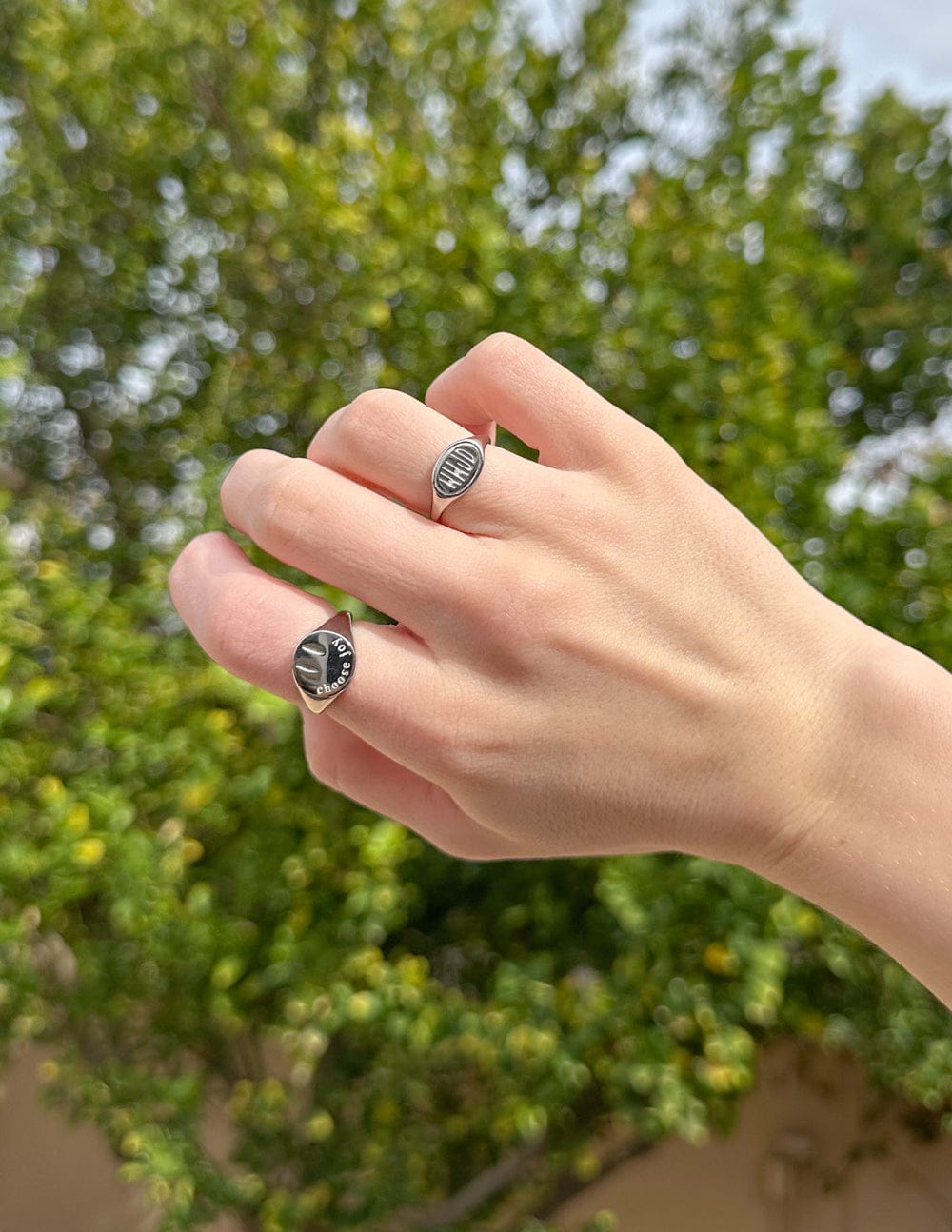Silver Choose Joy Ring - A-1 Thread Vault