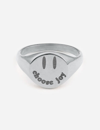 Silver Choose Joy Ring - A-1 Thread Vault