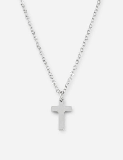 Silver Cross Necklace - A-1 Thread Vault