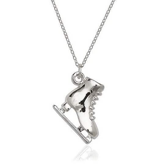 Silver Filled High Polish Finsh Skatecharm and Chain - A-1 Thread Vault