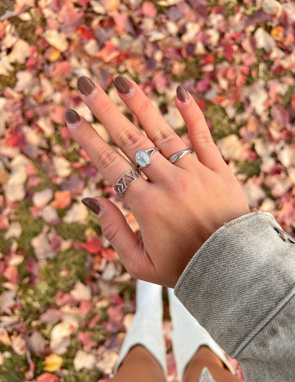 Silver Highs and Lows Statement Ring - A-1 Thread Vault