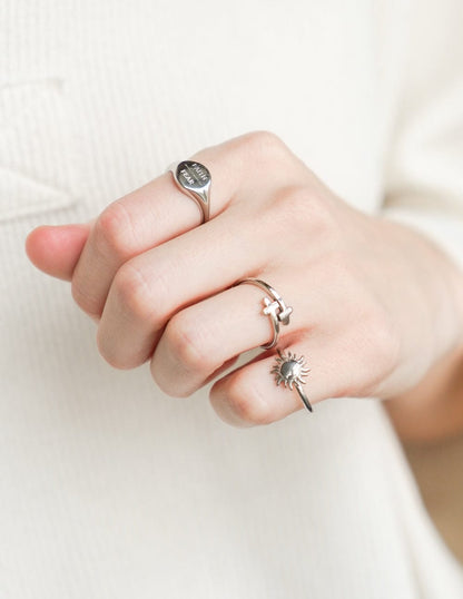 Silver Sunset Ring - A-1 Thread Vault
