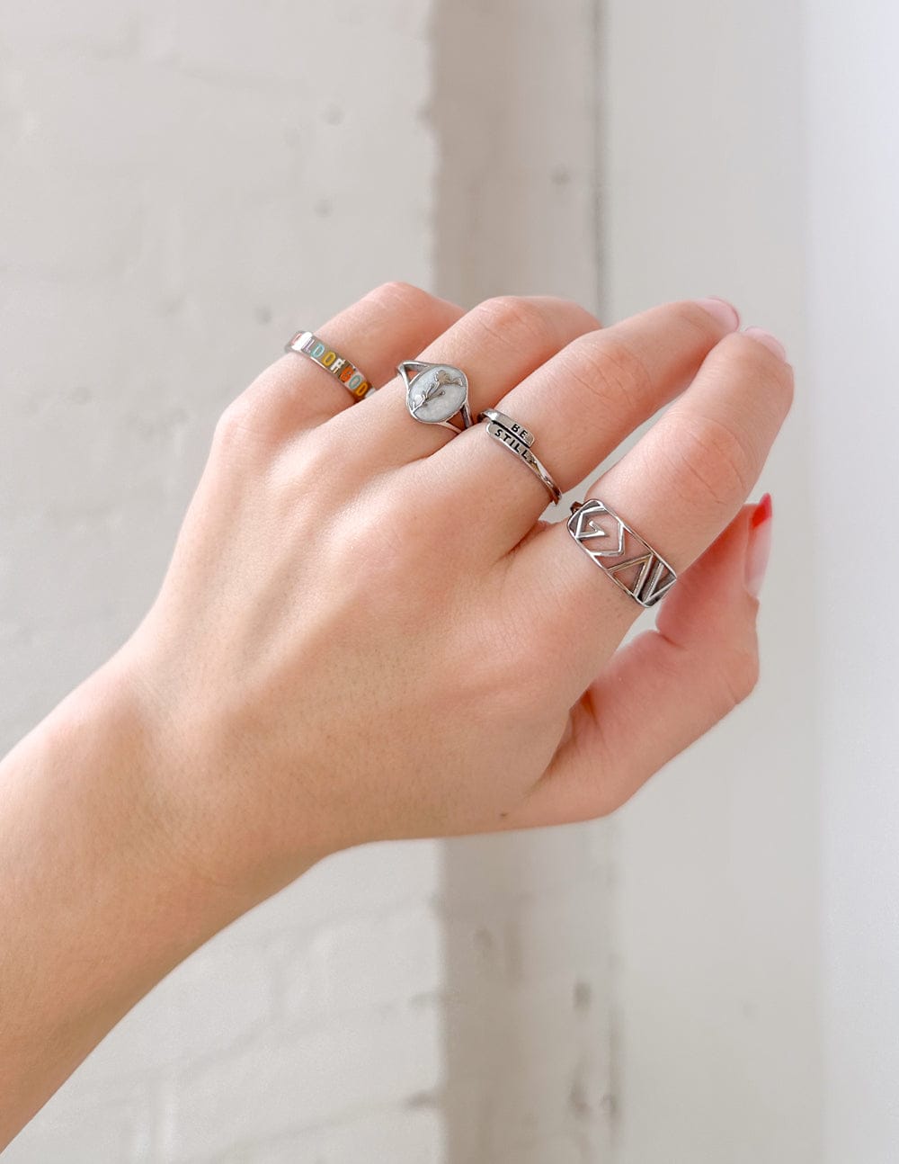 Silver Wildflower Signet Ring - A-1 Thread Vault