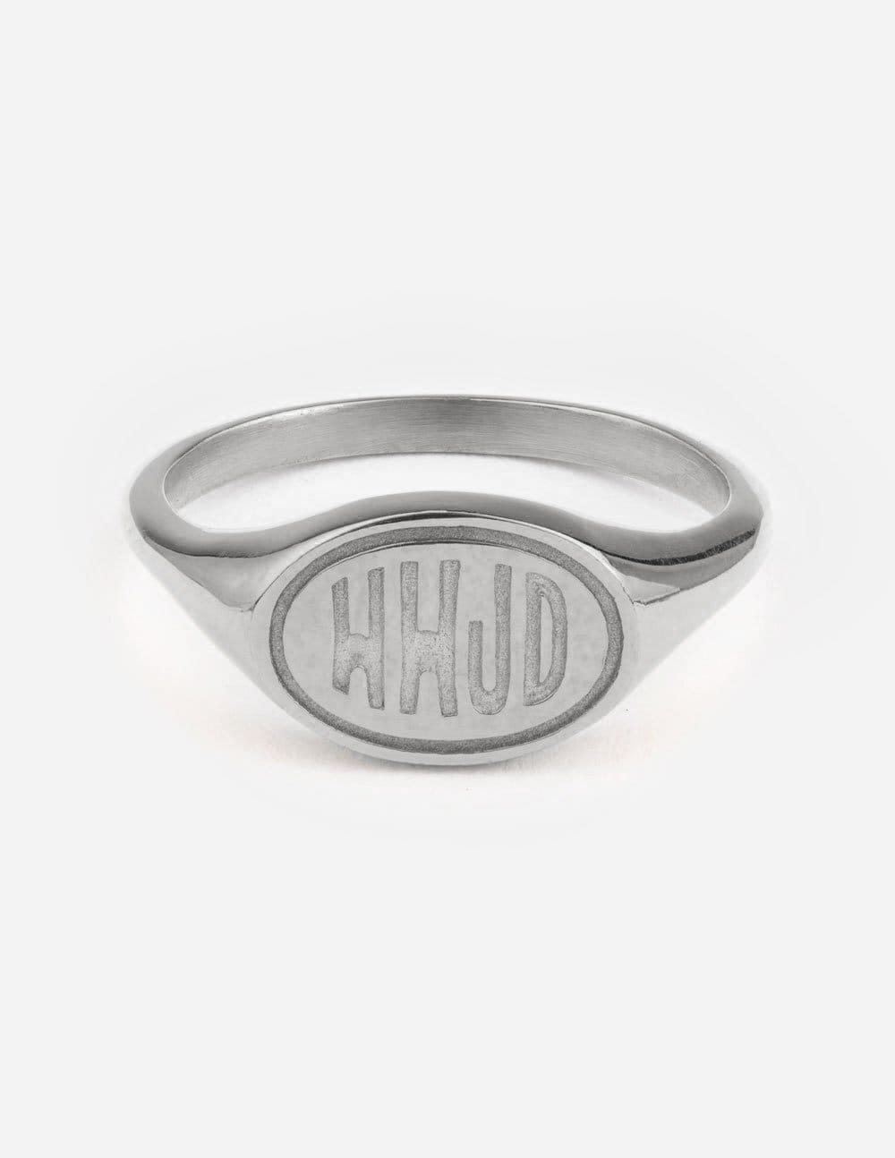 Silver WWJD Ring - A-1 Thread Vault