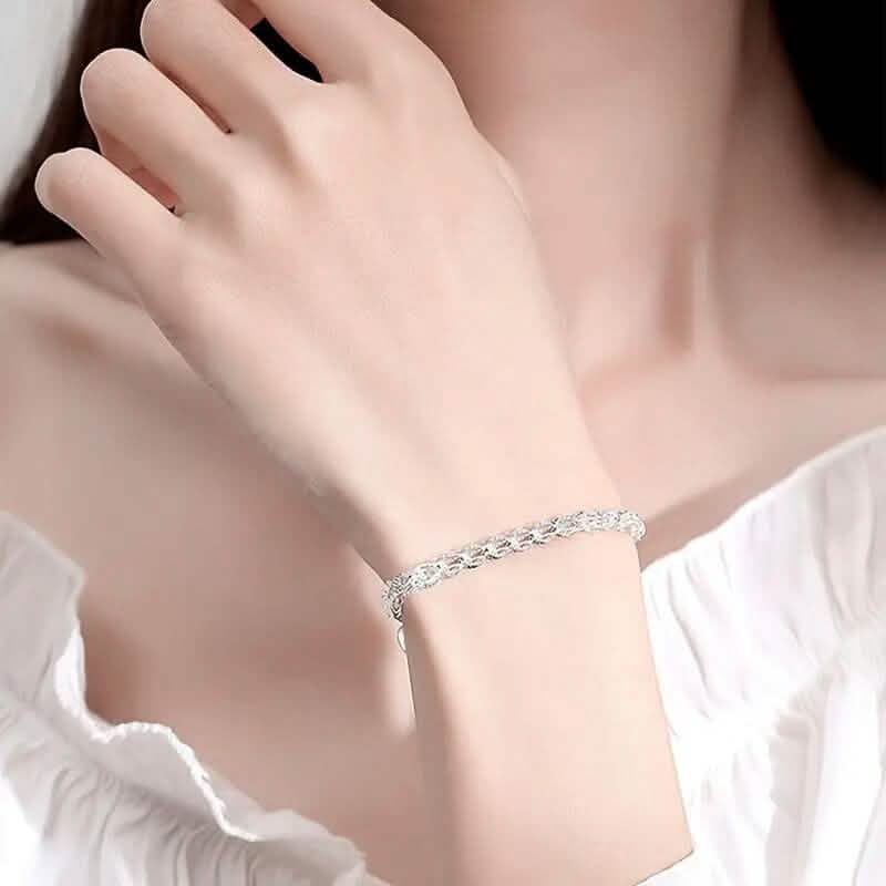 Silver Ultra Sparkle Glitter Bracelet - A-1 Thread Vault
