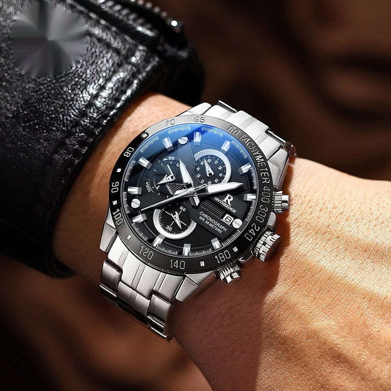 Simple Mens Watch Water-resistant Quartz Watch - A-1 Thread Vault