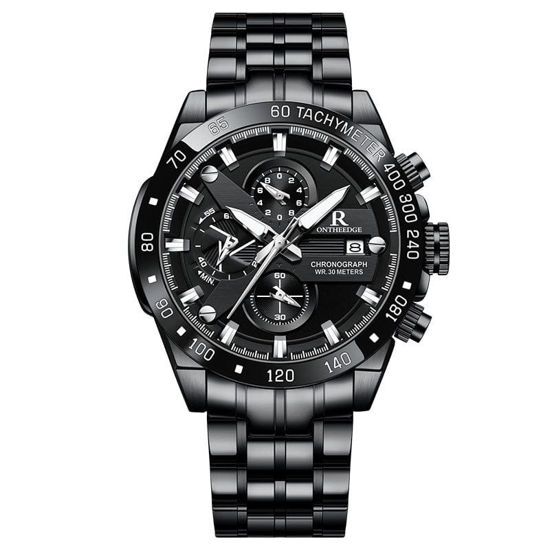 Simple Mens Watch Water-resistant Quartz Watch - A-1 Thread Vault