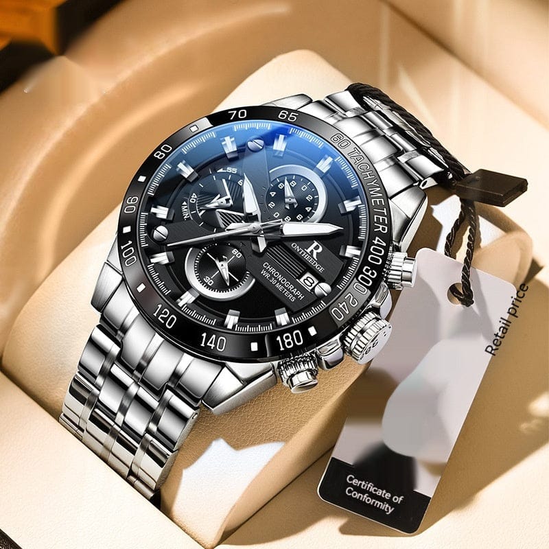 Simple Mens Watch Water-resistant Quartz Watch - A-1 Thread Vault