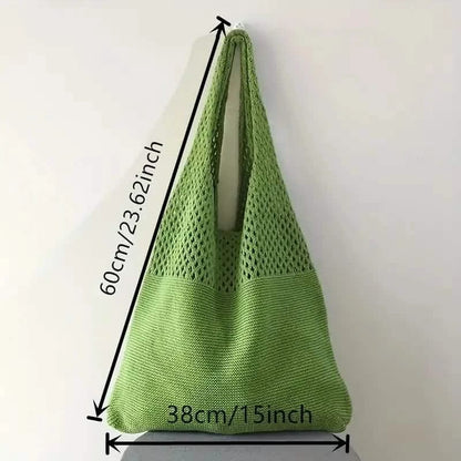 Simple Retro Hollow Crochet Bag - A-1 Thread Vault