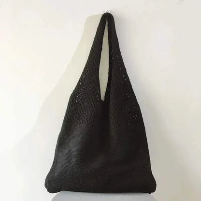Simple Retro Hollow Crochet Bag - A-1 Thread Vault