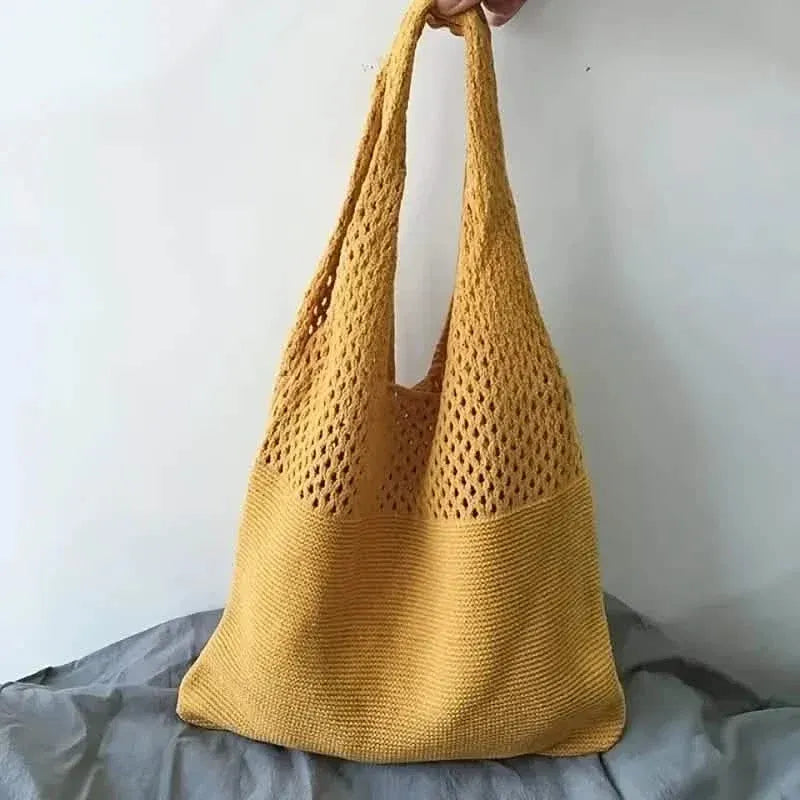 Simple Retro Hollow Crochet Bag - A-1 Thread Vault