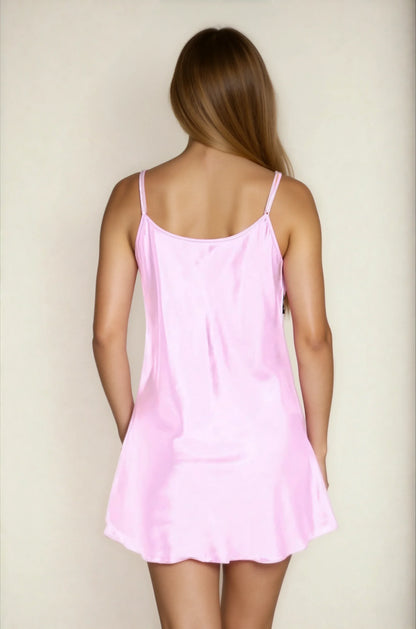Simple Satin Chemise - A-1 Thread Vault