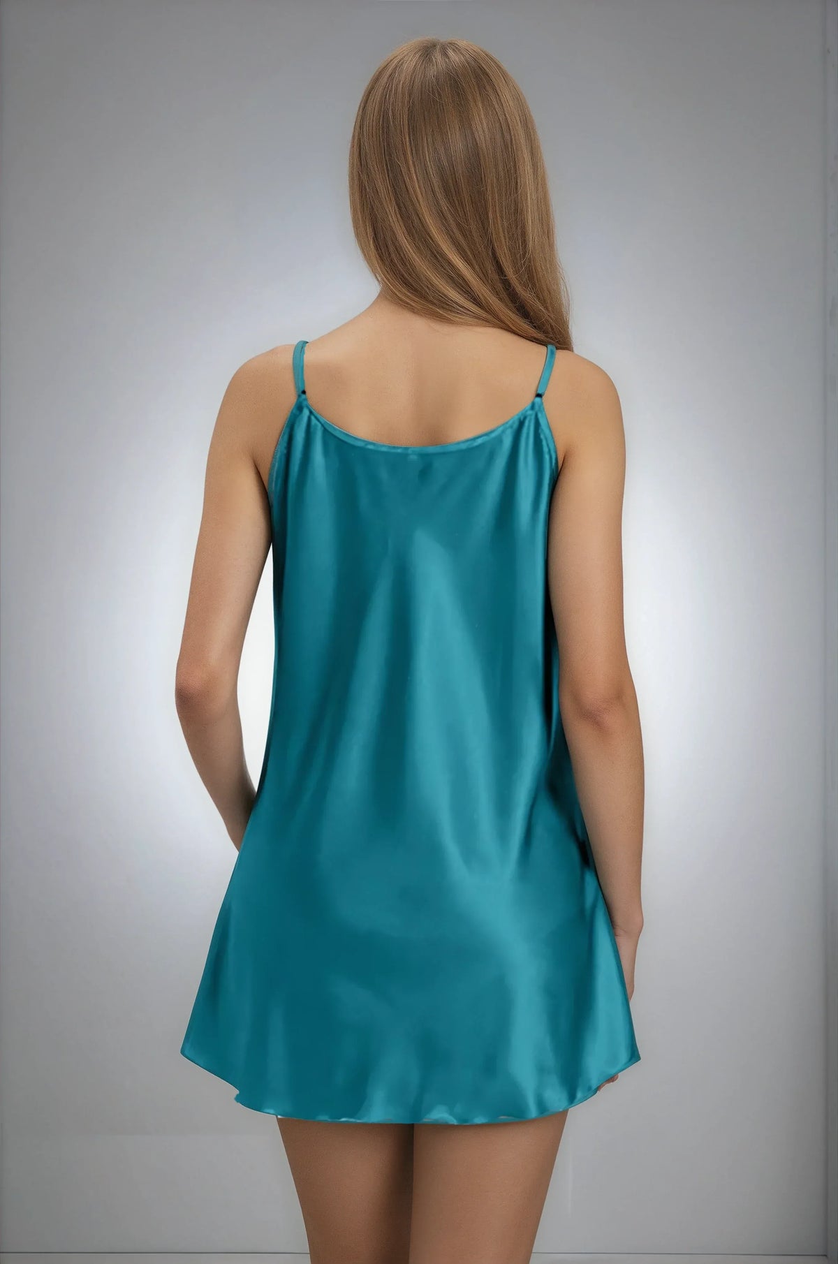 Simple Satin Chemise - A-1 Thread Vault