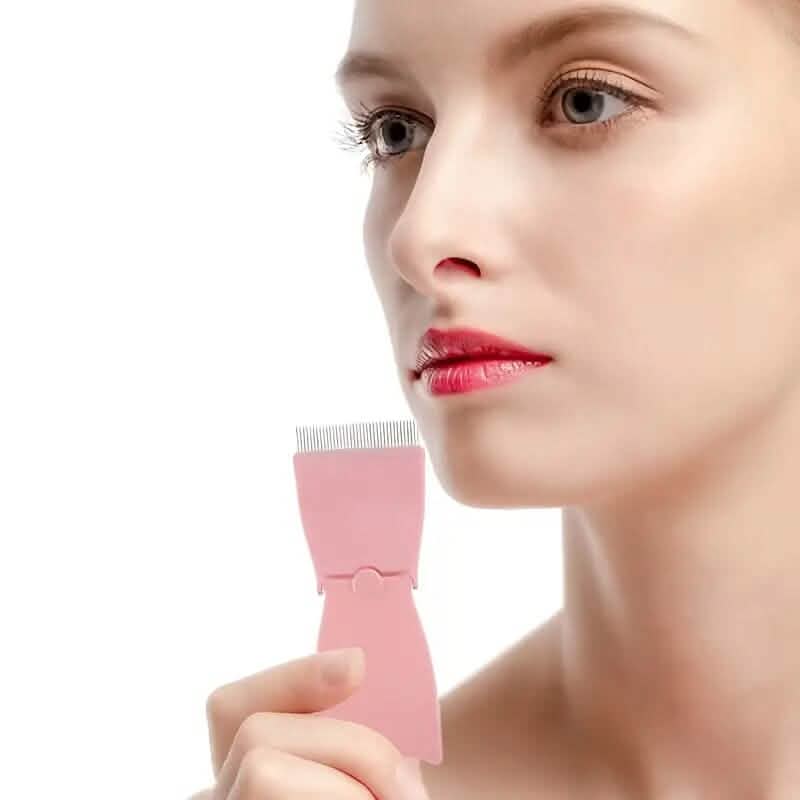Single Foldable Steel Needle Eyelash Comb - A-1 Thread Vault